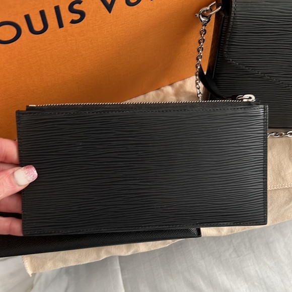 Felicie pochette small handbag with elegant silver chain - Picture 3 of 5